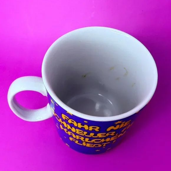 Vintage W. Steinbeck Karlchen Angel Mouse Mug German Small Coffee Cup Porcelain - Picture 5 of 6